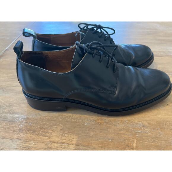 Ami Men’s black leather lace up dress shoes size 43 main image 5